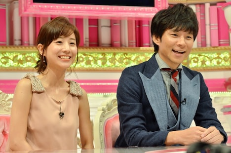 （左から）田中みな実、アンジャッシュ渡部。