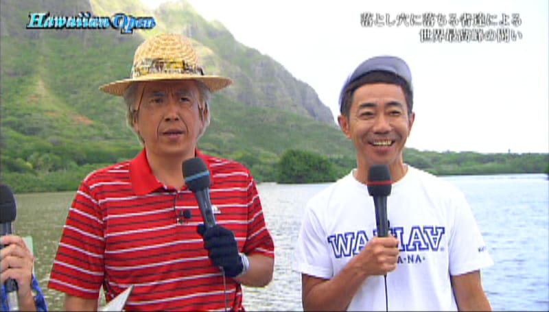 DVD「とんねるずのみなさんのおかげでした 全落・水落オープン」に出演する、とんねるず。(c)2014 フジテレビ