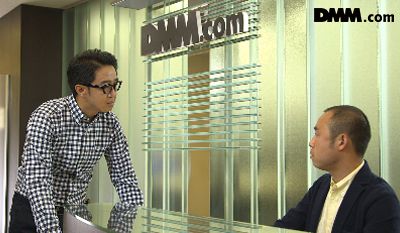 CM「DMM英会話」の一場面。