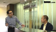 CM「DMM英会話」の一場面。