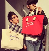 ダーリンハニーとPHINGERINのコラボトートバッグ。