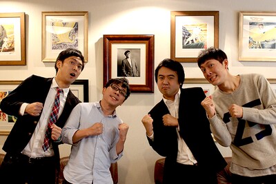 「空想コミックバラエティ『ブラック・ジャンク』」に出演する（左から）ツィンテル、ジグザグジギー。