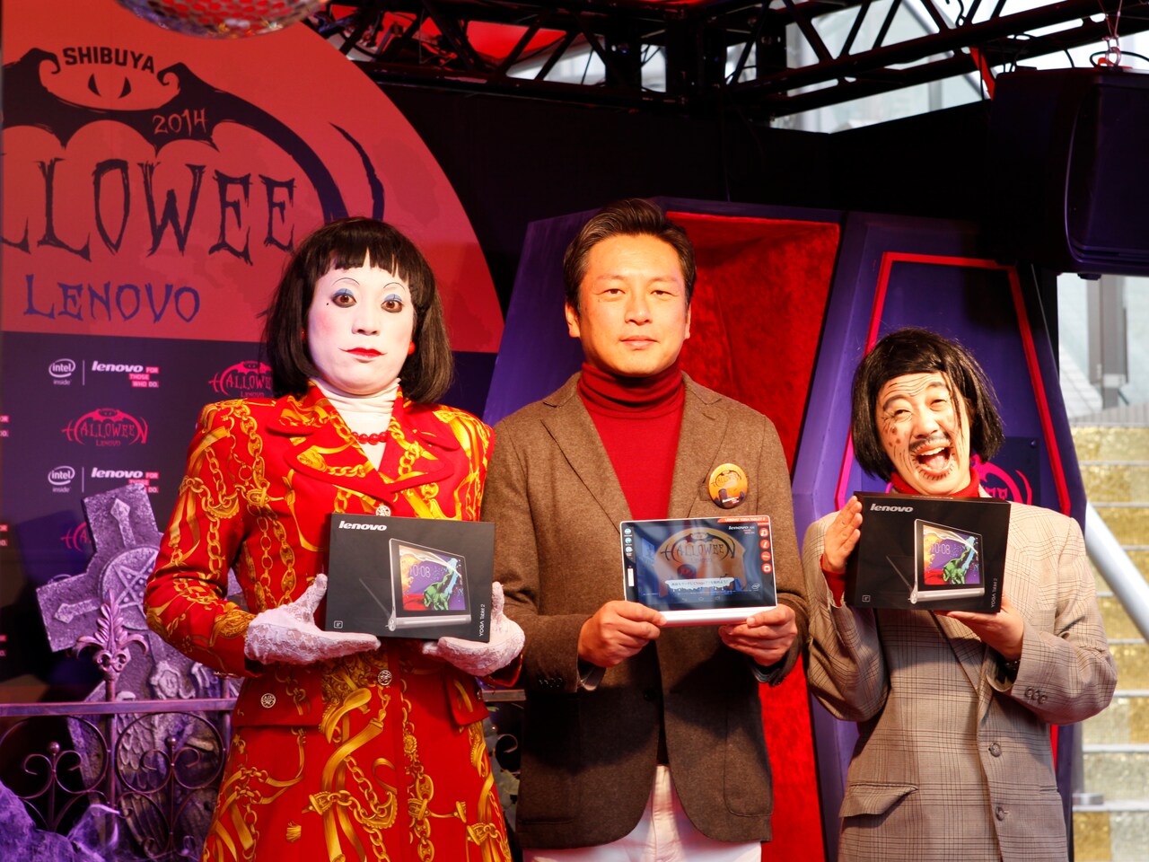 エレキテルが渋谷のハロウィン賑わせる