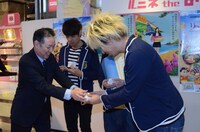 委嘱式の様子。