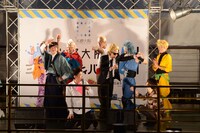 「水都大阪ミナミフェスティバル2014」1日目エンディングの様子。