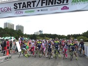 団長安田も参加した自転車レース「AEON BIKEエンデューロ2014」の様子。