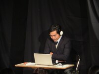 「見た目100点」と実況姿を褒められた浜谷。