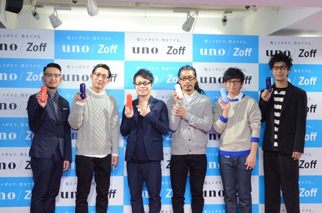 「uno / Zoff『自己ベスト写真館』」PRイベントの様子。