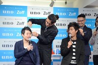 公開スタイリングの様子。