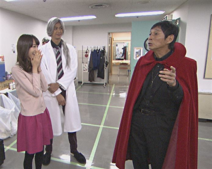 ドラマ「地獄先生ぬ~べ~」のオフショット。(c)日本テレビ