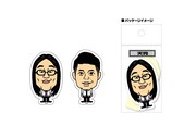「芸人ステッカー（天狗）」（216円）