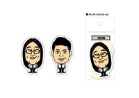 「芸人ステッカー（天狗）」（216円）