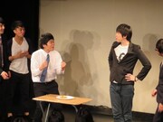 松原の顔色が変わった瞬間にガッツポーズをするザンゼンジ武田。