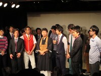 「ネタ9』に出演するエルシャラカーニ、ドドン、エレファントジョン（左から）。