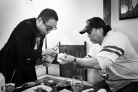 対談中の様子。