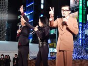 「2014新橋イルミネーションフェスタ」の様子。