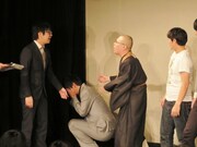 「隣の人にダメ出し」という罰ゲームで、ドドん石田から「元気出せよ！」と言われて思わず泣く磁石・佐々木。