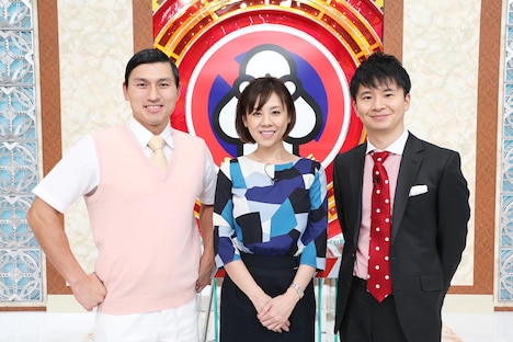 「ソレダメ！～年末緊急警告30連発スペシャル～」に出演するオードリーと高橋真麻。(c)テレビ東京