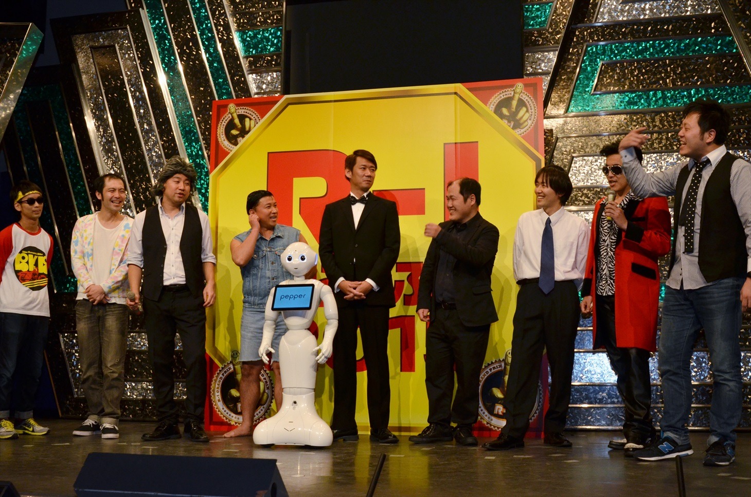 「R-1ぐらんぷり2015」開催発表会見のワンシーン。