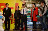 会見のワンシーン。