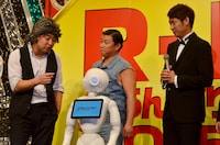 会見のワンシーン。