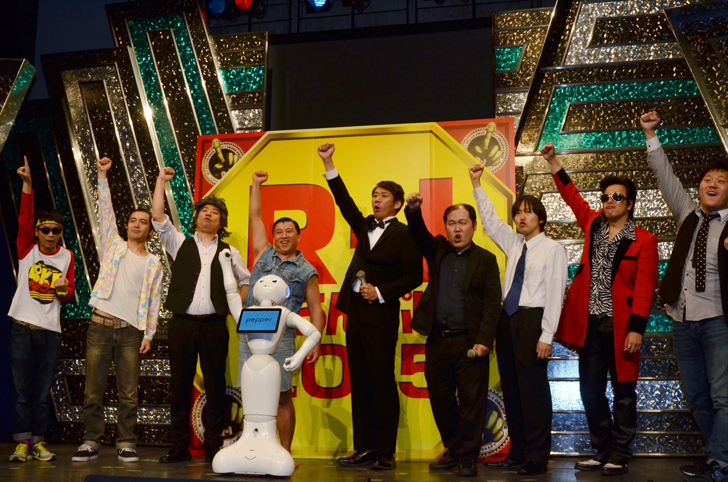 「R-1ぐらんぷり2015」開催発表会見のワンシーン。