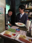 岡野の髭川柳と、武田のフランクフルト。