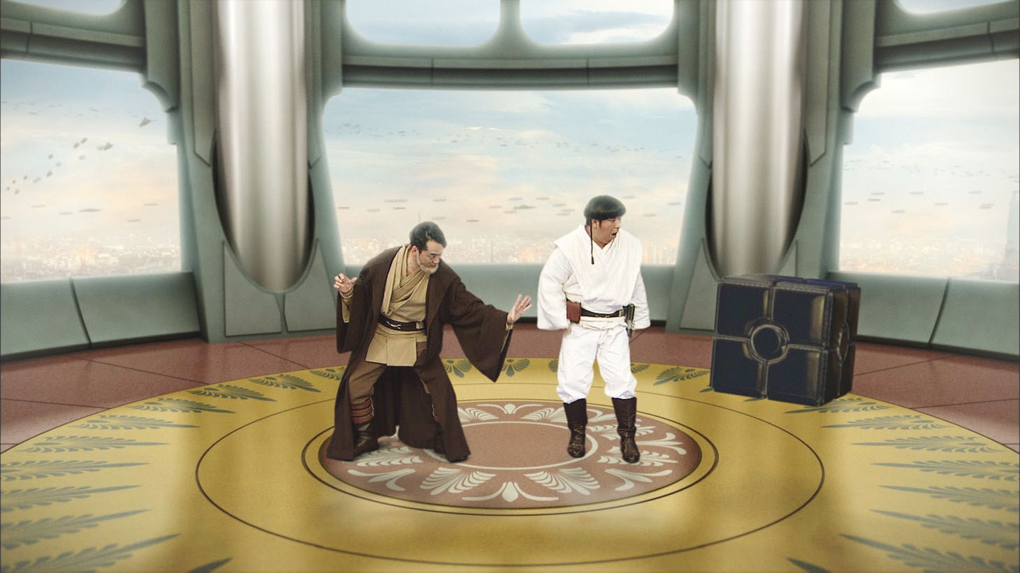 「バナナ・ウォーズ」に出演するバナナマン。(c) & TM 2014 Lucasfilm Ltd.