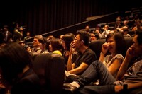 ワールドプレミアの様子。