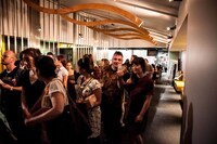 ワールドプレミアの様子。