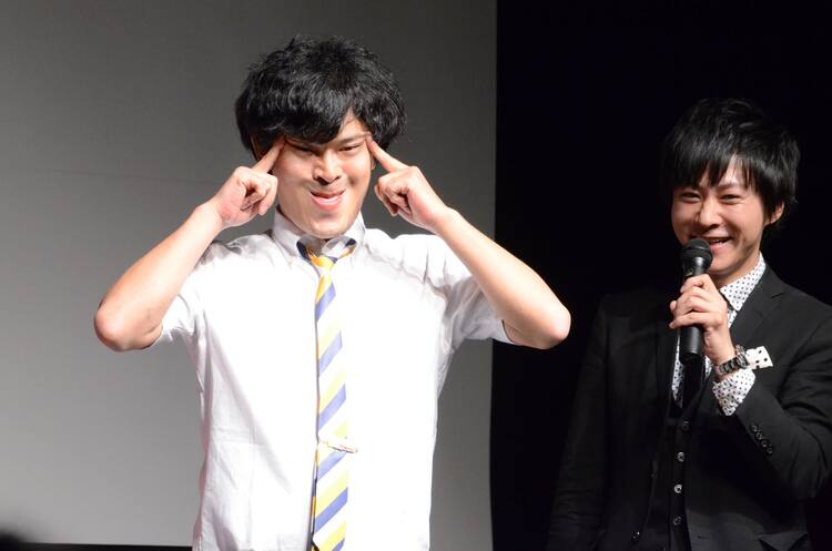 ちゅうえいの黙示録カイジ顔マネに拍手 瀧上は兵藤の顔マネに挑戦 お笑いナタリー