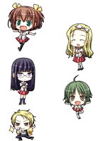 「てんしんらん漫！」のデフォルメキャラクター。