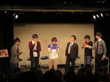 「俺のときと違う！」と拗ねるS×L酒井（左）。