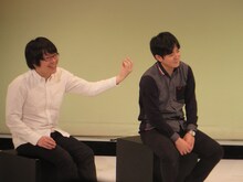 うるとらブギーズのコンビ名の由来に、「ブギーズという漫才師がいたことにしよう」と話を作る犬の心。