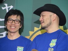 バッファロー吾郎・竹若とハリウッドザコシショウ。
