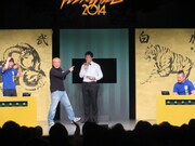 ケンコバの登場に頭を抱える浜口浜村・浜村。