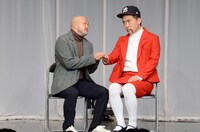 「トレンディエンジェル単独ライブ『ルミネthe（＊σ´ω｀＊）σぺ！』」のワンシーン。