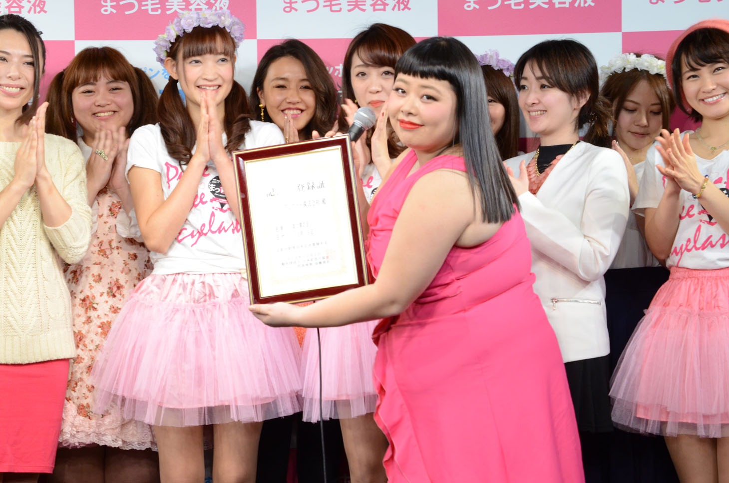 「アンファー『12月19日“まつ育（マツイク）の日”制定イベント」の様子。