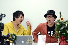 ニコニコ生放送「磁石漫才フェスティバル 特別追加公演」を行った磁石。