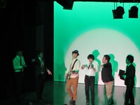 ノリノリのヒカリゴケ。