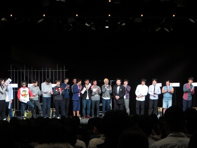 「疑心暗鬼大喜利バトル～滑狼（スベロウ）～第10回記念3時間半SP」オープニングの様子。