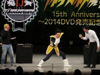 ベジータの登場にゴエは「ベジータさんを待たせないでください」と出場者に注意。