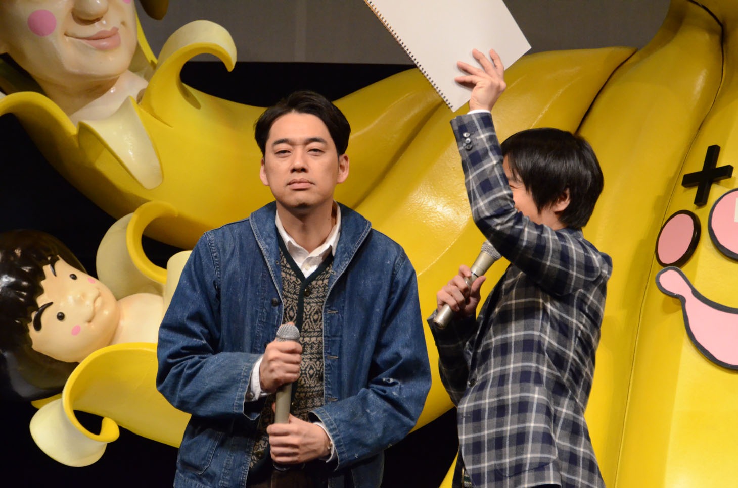 設楽の真顔。