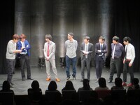 スパローズ森田、三四郎、スパローズ大和、浜口浜村、ドリーマーズ（左から）。