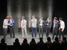 スパローズ森田、三四郎、スパローズ大和、浜口浜村、ドリーマーズ（左から）。