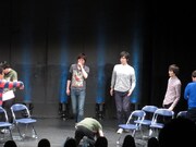 直角移動をイジられ崩れ落ちる馬場。