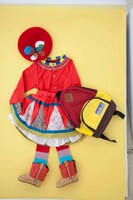 「松嶋尚美のジュマ＆ララdiary」内のキッズコーディネート一例。