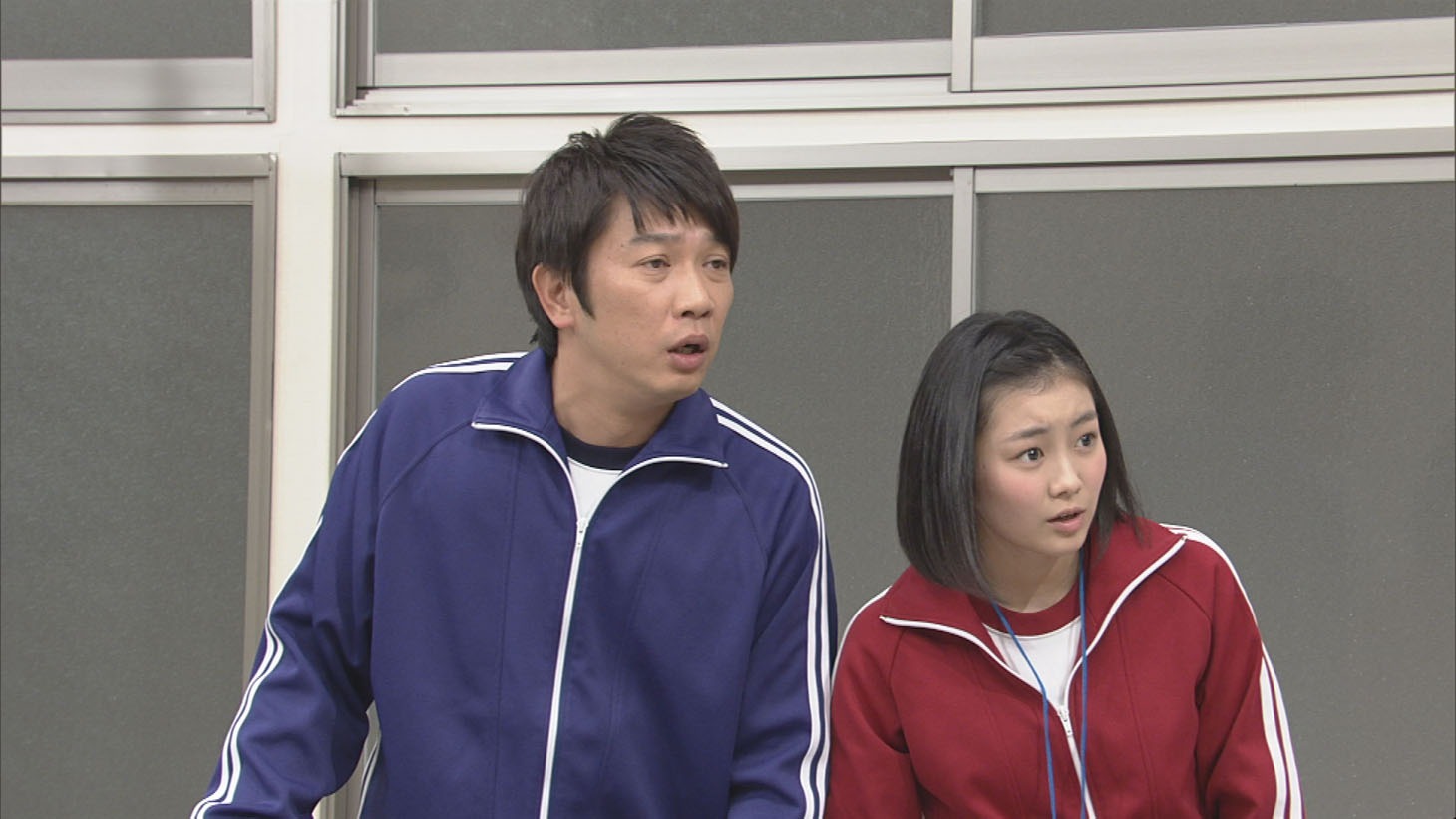 コント「激走！マラソン大会」のワンシーン。(c)NHK