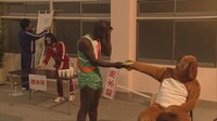 コント「激走！マラソン大会」のワンシーン。(c)NHK