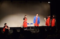 「ショートストーリーロングコント 第1回公演『カケル』」初日公演の様子。